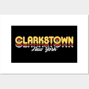Retro Clarkstown New York Posters and Art